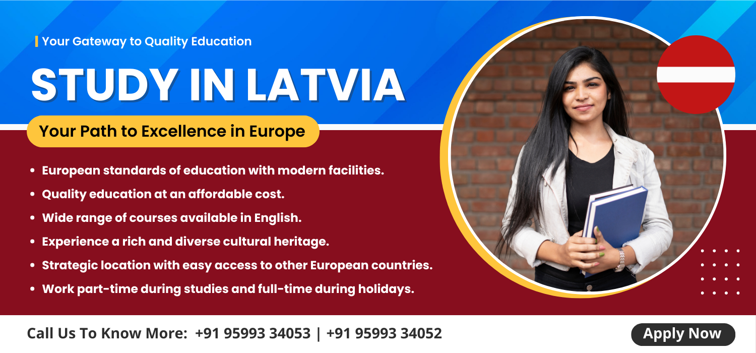 Latvia study visa consultant in Delhi