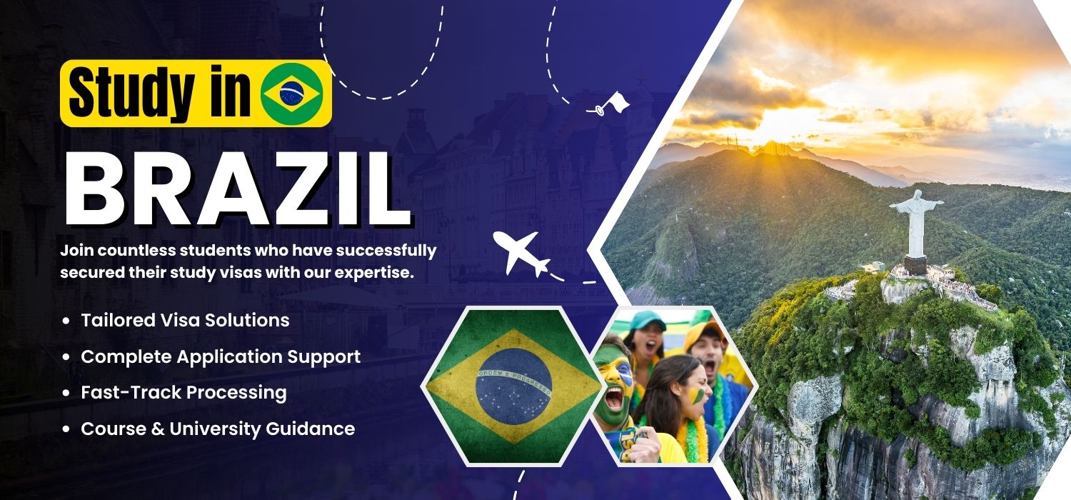 Brazil Study Visa Consultants in Delhi