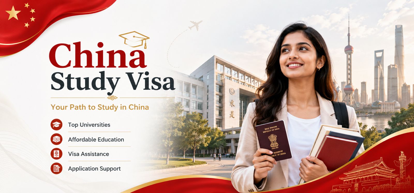 China Study Visa Consultants in Delhi