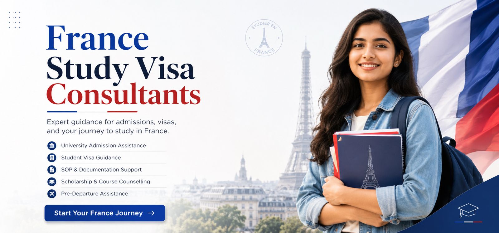France Study Visa Consultants in Karnal