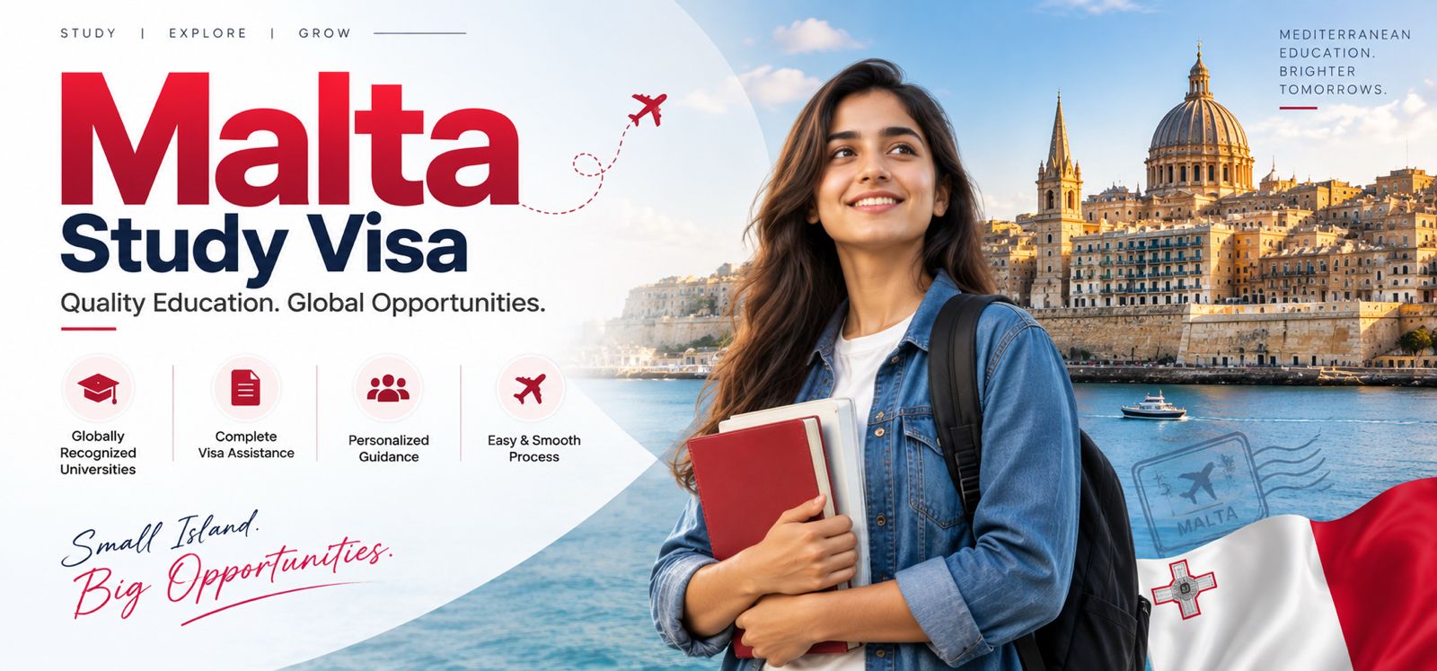 Malta Study Visa Consultants in Karnal